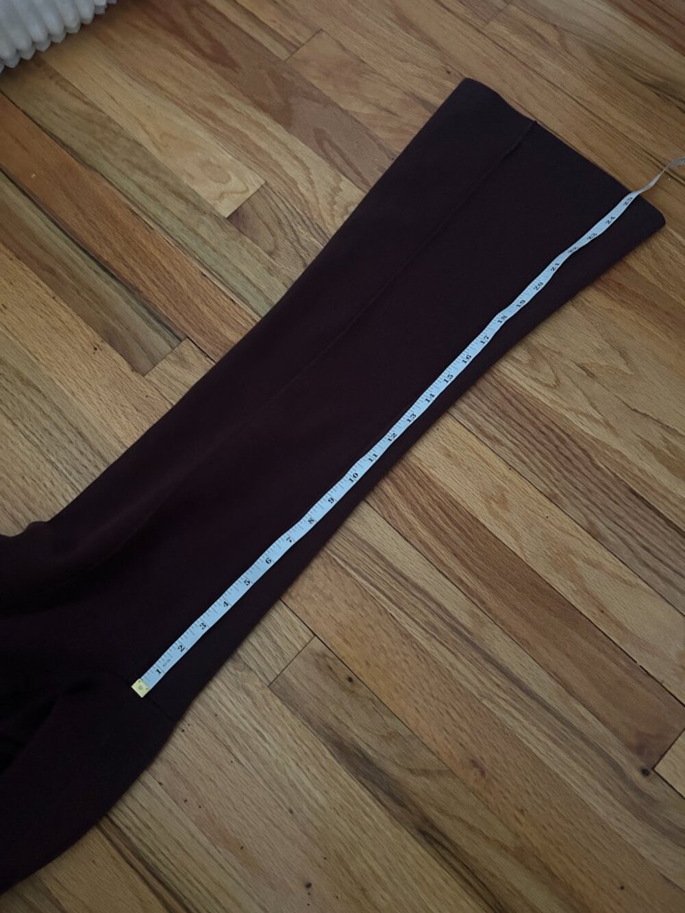 Urban Outfitters Dark Brown Ponte Flare Pants Women's Small Petite Dark Academia - Picture 11 of 11